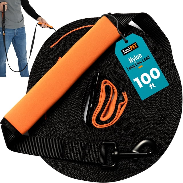 Correa para perros Long Line Total Pet, 30 m, nailon, muy resistente