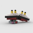 thumbnail image 2 of Mini RMS Titanic Sank Ship Model Break in Half MOC Building Blocks Bricks Boat Kit Construcrion Sets Gift Adult Children, 2 of 7