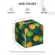 thumbnail image 4 of Fotbe Pineapples with Palm Leaves Porta Pañuelos Decorativo de Cuero, Caja Cuadrada Moderna para Pañuelos Faciales, Organizador y Dispensador 5x5x5'', 4 of 7