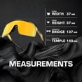 thumbnail image 5 of Oakley OO9406 Sutro Shield Shaped Non-Polarized Sunglasses for Men - Includes Official Eyewear Kit - Fortnite Midas Frame with Prizm 24K Lens, 5 of 7