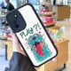 thumbnail image 2 of ¡Protege tu iPhone con un divertido diseño de dibujos animados! ¡Obtén la moderna funda plateada mate para teléfono de doble capa ahora!, 2 of 4