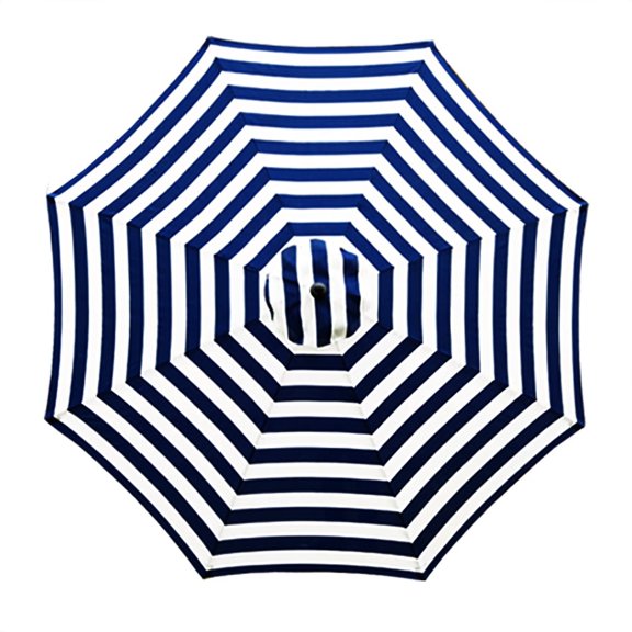 Bibana 9ft Patio Umbrella Replacement Canopy Market Umbrella Top Outdoor Umbrella Canopy with 8 Ribs