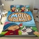 thumbnail image 1 of Molly de Denali Conjunto de sábanas temático, trío de piezas, cómodo y amigable con la piel, diseño único, regalo de decoración para el hogar para familiares, amigos y fans, 90 cm * 190 cm, 1 of 6