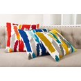 thumbnail image 3 of SARO 4855.CS20S 20 in. Square Bright Brushstroke Down Filled Throw Pillow  Chartreuse, 3 of 3