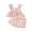 Style1:Pink, variant on AceBaby Little Girl Summer Floral Print Outfits for 12M-5Y,95% Cotton Soft Babydoll Tops and Ruffled Shorts Set