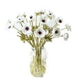 thumbnail image 1 of Chic Anemone Collection, Environmentally Friendly PU Silk Flowers for Wedding Bride Bouquet, 10Pcs, 1 of 5