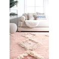thumbnail image 3 of nuLOOM Savane Marocain Tapis de Course, 2' 8" x 10', Rose, 3 of 4