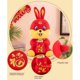 thumbnail image 5 of 2023 Conejo Año Muñeca Conejo Peluche Juguete Zodíaco Bendición Conejo Nuevo, 5 of 5