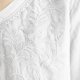 thumbnail image 3 of Camisas de Cuello en V de Manga Corta para las Mujeres Lino Blusas Bordadas Ajuste Suelto Verano Casual Tops de Cuello Redondo, 3 of 5