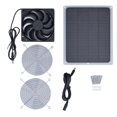 thumbnail image 1 of Ventilador de panel solar Jadeshay 6 W para exteriores, 1 of 8