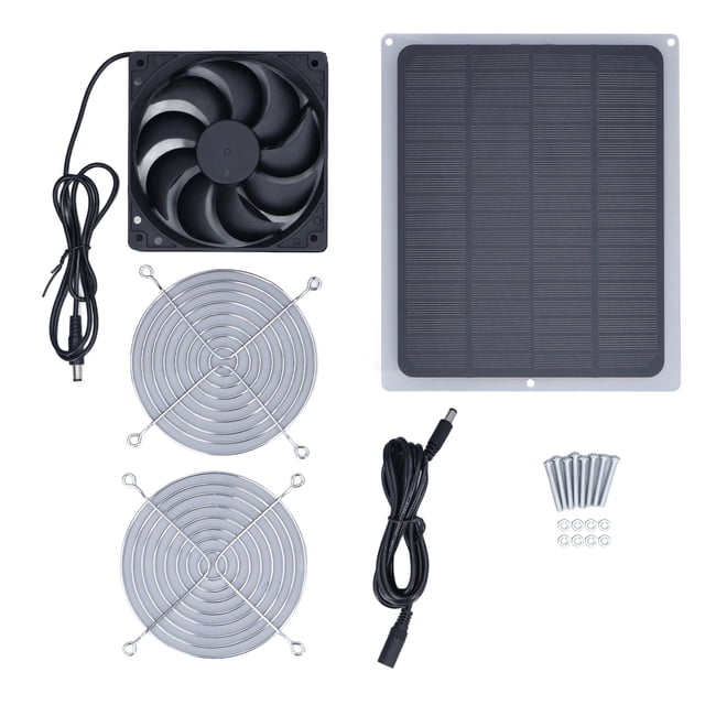 Ventilador de panel solar Jadeshay 6 W para exteriores