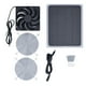 thumbnail image 1 of Ventilador de panel solar Jadeshay 6 W para exteriores, 1 of 8