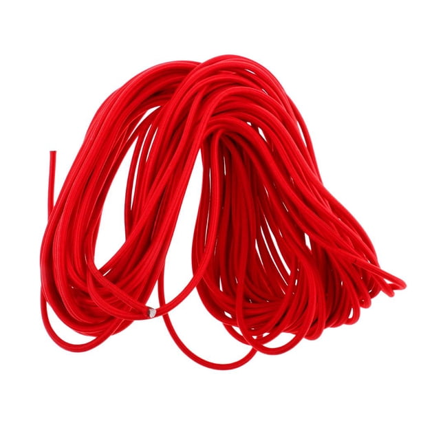 Rojo 0.16 '' Cable De De Cuerda Elástica Rejillas De tejado De Camión Camionetas Embarcaciones Kayaks tie 1.6 3.3 6.6 9.8 65.6 98 164 246ft 20m Sharpla Cuerda Elástica para Bungee