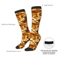thumbnail image 4 of Honeii Desert Camouflage Print Long Socks,Novelty Design Socks Gift for Men and Women,Crew Socks,Calf Socks, 4 of 6