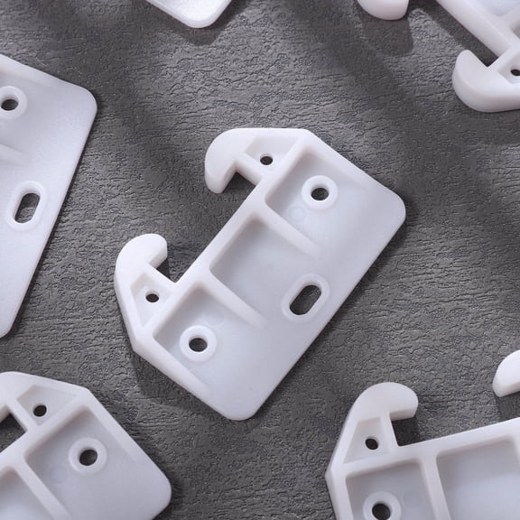 SEWOART Drawer Track Guide and Glides Closets White 10Pcs