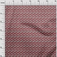 thumbnail image 3 of oneOone Velvet Maroon Fabric Florals Sewing Craft Projects Fabric Prints By Yard 58 Inch Wide-XK, 3 of 4