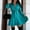 Green, variant on Babysbule Dresses For Women Fashion Casual Women's Solid Long Sleeve Lapel Button Lace-Up Slim Mini Dress