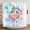 Bouquet Flowers, variant on Christmas Shower Curtain, Holiday Red Green Christmas Tree Snowflake Shower Curtains Waterproof Polyester Fabric Machine Washable Home Farmhouse Decor Bathroom Curtain