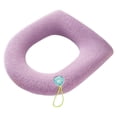 thumbnail image 2 of Almohadil de cubierta del asiento de felpa Macarena Alfombrils de baño Almohadil extraíble Invierno Cálido engrosado, 2 of 6