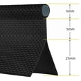 thumbnail image 1 of 1m Awning Rail Piping 6mm Double Flap Black Grey PVC Core Keder Camping/Tent/Awnings/Tents Outdoor Caravan Accessories RV Tools, 1 of 5
