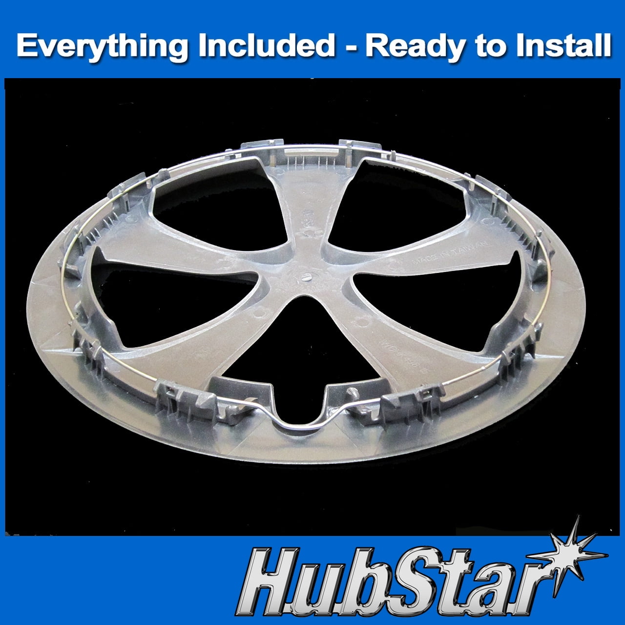 HubStar Premium Replica 15" Hubcap for Toyota Prius2012-2015 - Replacement (single hubcap)