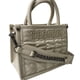 thumbnail image 2 of Bolsa Steve Madden Mini Tote Binko Sqares Beige, 2 of 7