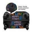thumbnail image 2 of Logiee Happy Father Day Print Travel Luggage Cover,Suitcase Protector, Washable Elastic Suitcase Baggage Cover,Closure for Wheeled Suitcase Fit 18-32 Inch Luggage-Medium, 2 of 7