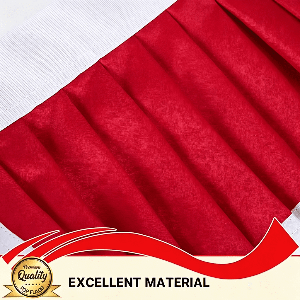 FLAGWIN Bunting Flags Outdoor 2x4 Ft American Flag Buntings for Outside Embroidered Stars Patriotic Banner Decorations