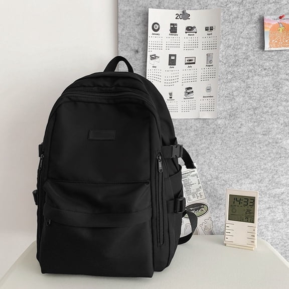 Dyegold Japanese Style Large Capacity Nylon Shoulder Backpack with Trendy Design for Everyday Commuting and Casual Outings