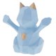 thumbnail image 1 of resina gato alcancía banco de monedas caja de dinero de ahorro regalo decoración azul Sunnimix Almacenamiento de dinero en el banco, 1 of 8