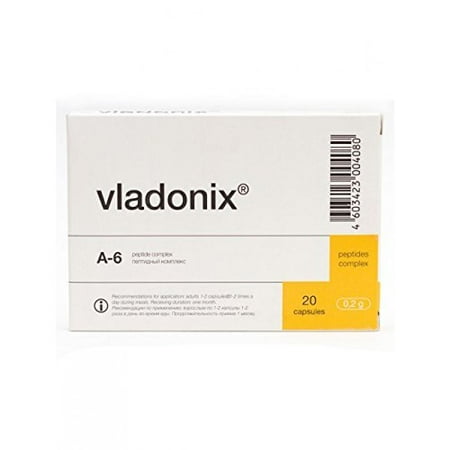 Physicians Complex Peptide - Vladonix A-6 - Thymus Peptide Bioregulator Complex - 20 x 200 Milligram Tablets