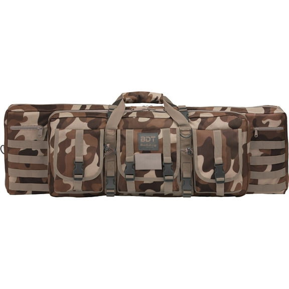 Bulldog Cases & Vaults Deluxe Single Rifle Case, Throwback Camo, 36in