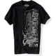 thumbnail image 1 of Aeropostale New York Aero Graphic playera para hombre, negro, XS, 1 of 1