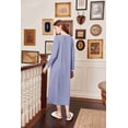 thumbnail image 4 of Ekouaer Cotton Nightgowns for Women Long Sleeve Nightgown Full Length Night Gown Soft Comfy Nightdress Button Sleep Shirts, 4 of 5