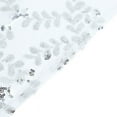 thumbnail image 4 of BalsaCircle 12x108" Silver Tulle Embroidered Leaves Vines Sequins Table Runner Party Events Decorations Supplies, 4 of 8