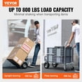 thumbnail image 2 of Hand Truck y Dolly VEVOR de aluminio con capacidad de carga de 800 libras, 2 of 9