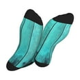 thumbnail image 5 of Rocae Turquoise Wooden2 for Adult Socks Casual Athletic Stretchy Loose Socks for Women Men Non-Slip Middle Tube Socks, 5 of 7