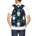 thumbnail image 4 of Disketp Gnome and Snowflakes Mochila Minimalista de Gran Capacidad, Mochila de Viaje para Escuela, Trabajo o Uso Diario, 4 of 6