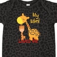 thumbnail image 4 of Inktastic My Mimi Loves Me Giraffe Boys or Girls Baby Bodysuit, 4 of 5