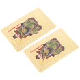 thumbnail image 2 of 2pcs Chinese Traditional Amulet Card Chinese Luck Cards Wealth Luck Blessing Card Taisui Cards, 2 of 2