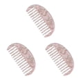 thumbnail image 4 of Shengyu Lightweight And Compact Geometric Comb For Convenient Hairstyling Experience Semi Circular Hair Comb Acetate Board Comb pink 3Set, 4 of 6