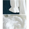 thumbnail image 4 of Crescentt Pyjama en Modal de Luxe, Respirant et Confortable, Ensemble de Pyjama Ultra Doux pour Femmes, Ensemble de Pyjama Classique en Modal à Manches Longues - Blanc Pur, Grand, 4 of 5