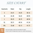 thumbnail image 3 of Prdecexlu Flare Yoga Pants Women Petite High Waist Leggings Stretch Bootcut Workout Pants Full Length Trousers Athletic Gym Running Leggings Navy XL, 3 of 6