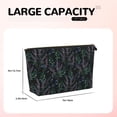 thumbnail image 4 of Picia Lavender Flowers Printed Leather Travel Toiletry Bag,Cosmetic Organizer, Makeup Travel Bag, Durable Travel Pouch, Compact Toiletry Bag, Travel Accessories, 4 of 6