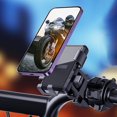 thumbnail image 1 of Txmfgh - Soporte universal para espejo de bicicleta y teléfono móvil para coches y motos eléctricas, ideal para navegación y equipo de conducción (negro), 1 of 8