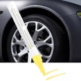 thumbnail image 3 of 1 Pcs Waterproof Professional Car Tire Paint Pen Mark Pens for Cars SUV Trucks, Fast Drying High Temperature Resistance, Multiple Color Options, 3 of 8