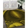 thumbnail image 3 of Ahgly Company Machine Washable Indoor Rectangle Transitional Dark Yellow Green Area Rugs, 8' x 10', 3 of 7