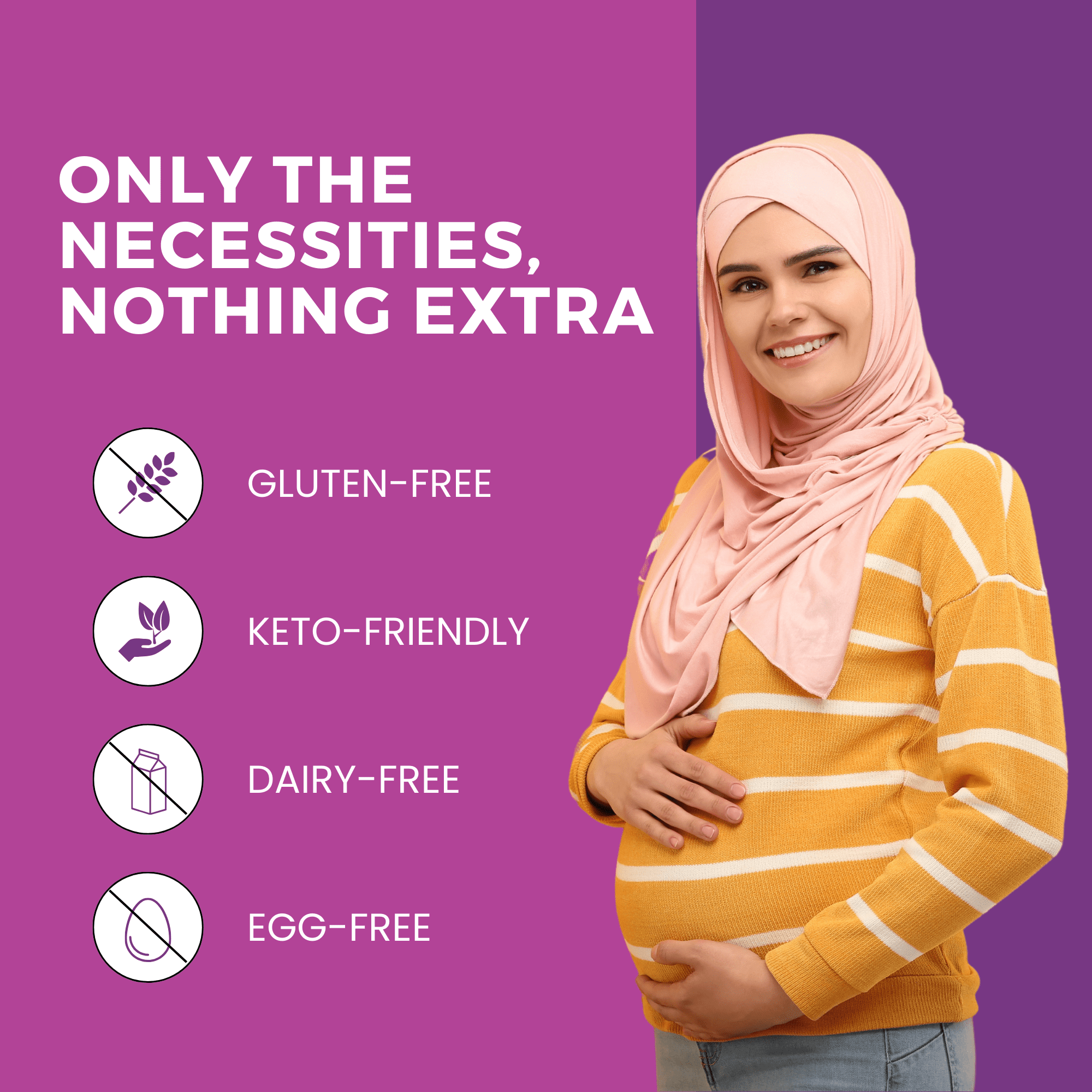 Zaytun Vitamins Halal Prenatal + DHA Multivitamin Softgels, 60 Softgels