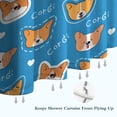 thumbnail image 6 of Cartoon Corgi Shower Curtain 36"x72" ,Bathroom Decorative Shower Curtains Set with 12 Hooks,Modern Waterproof Washable Shower Curtain, 6 of 6