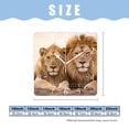 thumbnail image 2 of 10 Inch Wall Clock Battery Operated Silent Clock Decorative for Office, Kitchen, Outdoor, Living Room，Lion in Love Landscape Nature Creative, 2 of 4